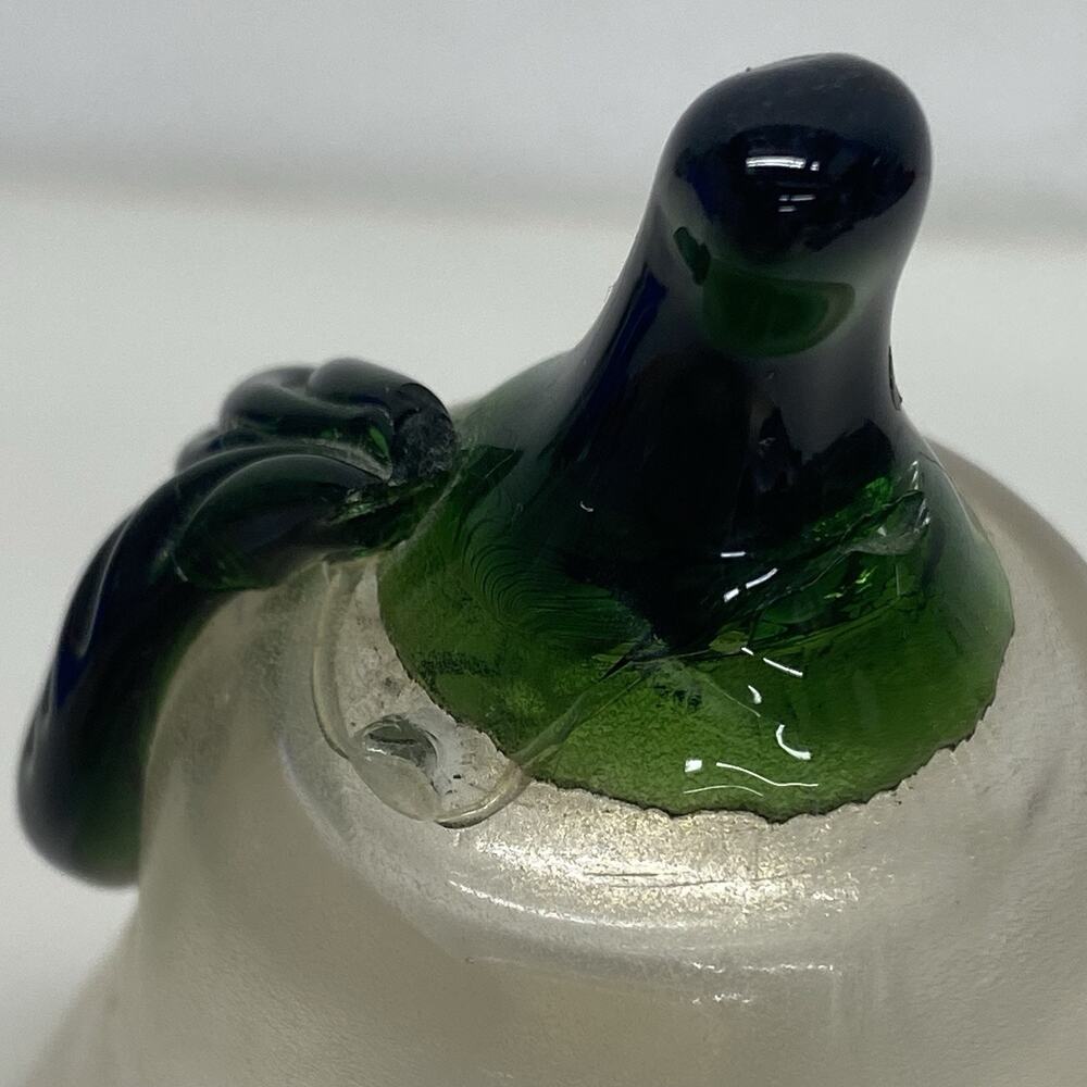 Art Glass Pear Fruit Figurine Pearl Gold Home Decor Shelf Sitter - AS IS - Picture 5 of 10